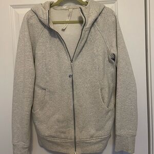 Lululemon Athletica Scuba, ultra light grey Hoodie-12